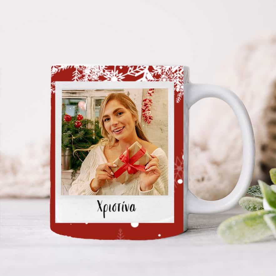 Κούπα Προσωποποιημένη, Mery christmas polaroid photos
