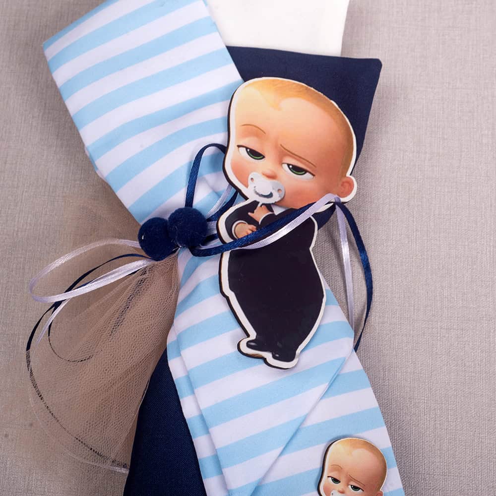 Βαπτιστικό σετ για αγόρι με βαλίτσα Baby Boss