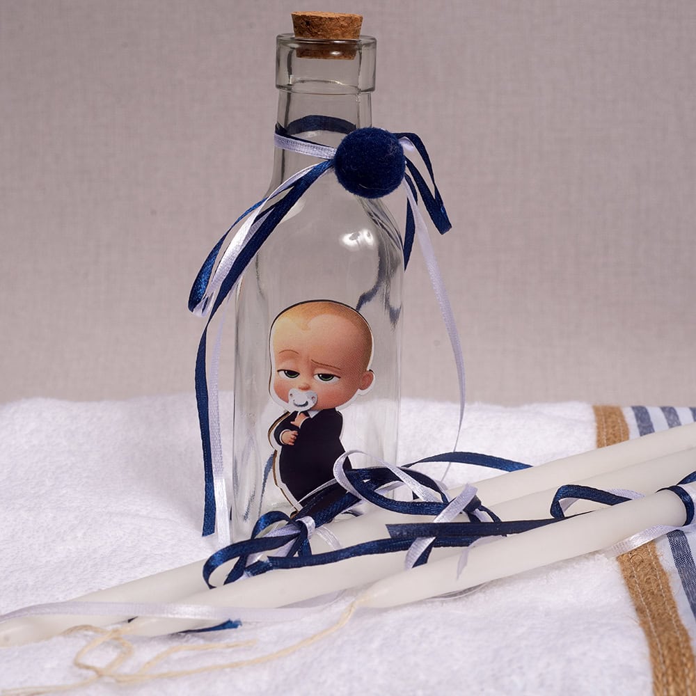 Βαπτιστικό σετ για αγόρι με βαλίτσα Baby Boss