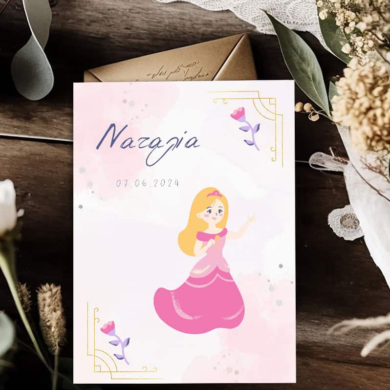 προσκλητηρια βαπτισησ πριγκιπισα
