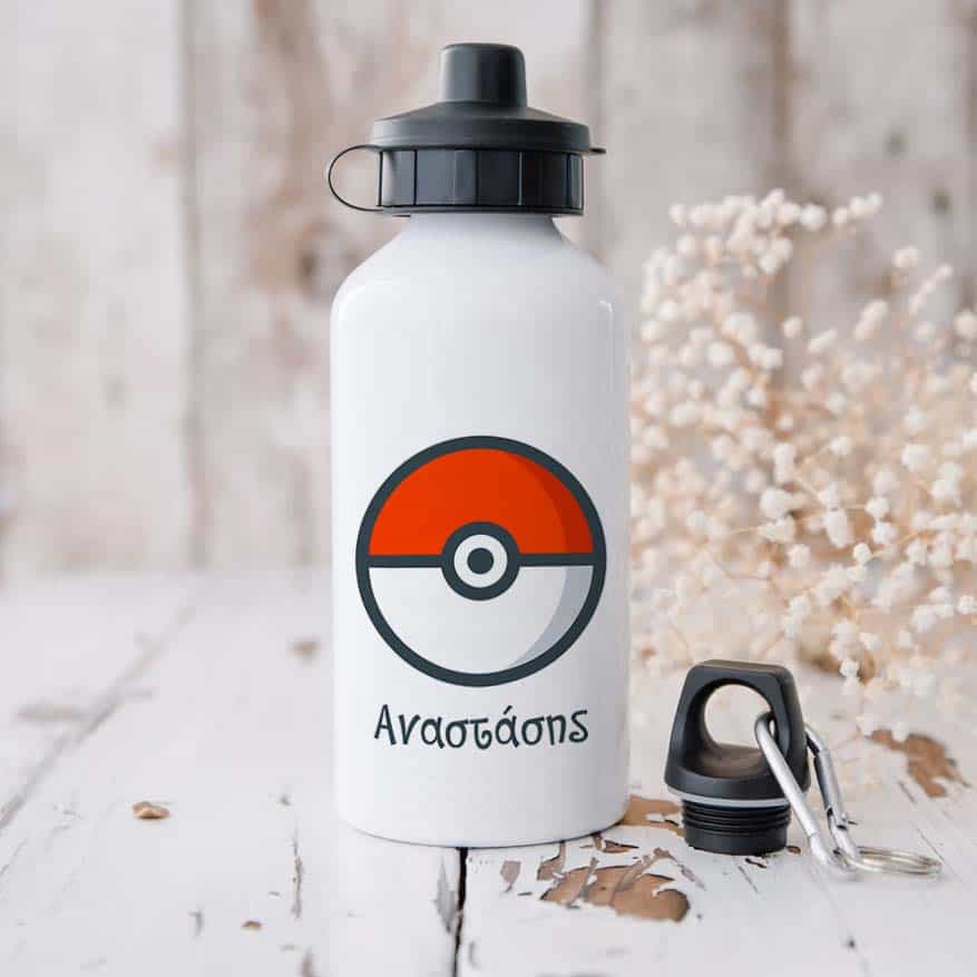 Ποδηλατικό Μπουκάλι 600ml με 2 Καπάκια Προσωποποιημένο 12