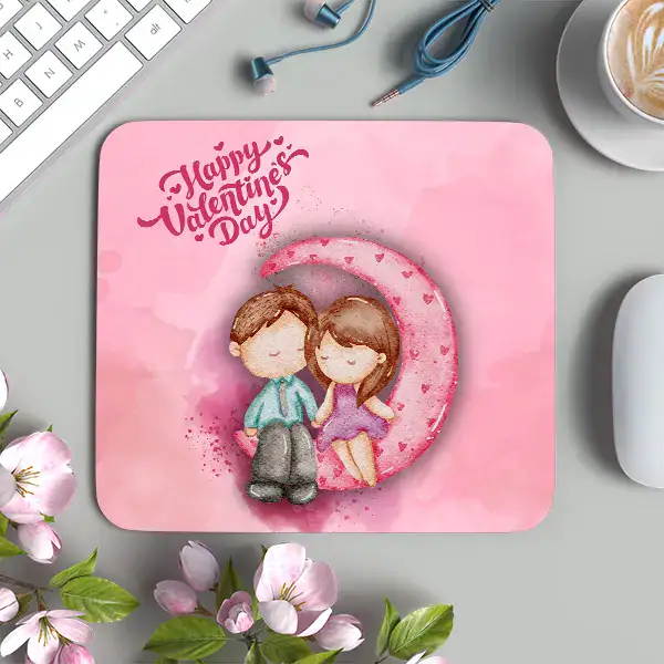 Mouse pad happy valentines day 01