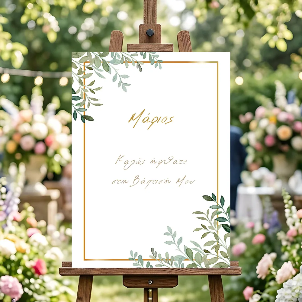 Πινακίδα Καλωσoρίσματος Βάπτισης 077